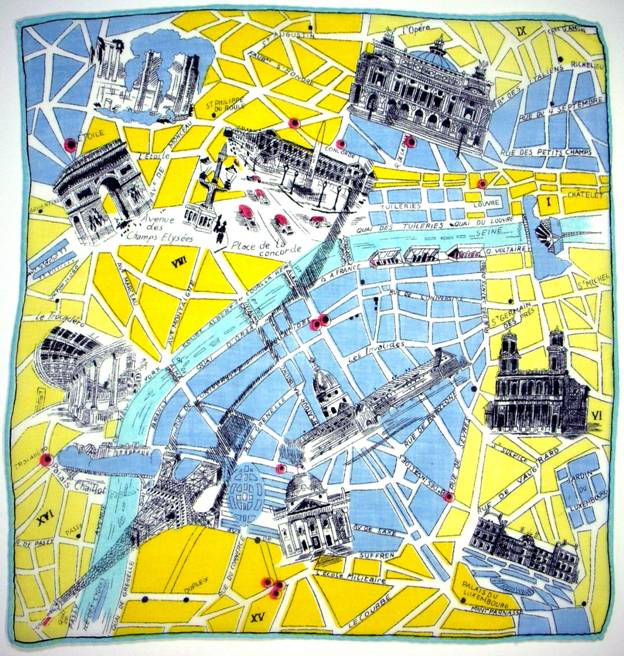 Parisian Landmarks | Handkerchief Heroes